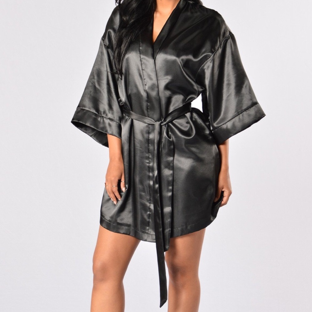 Silk Black Robe